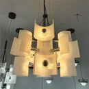 Axyaa ETOIL LED Acrylic Chandelier White Square Light Fixture