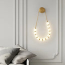 Axyaa Modern Necklace Wall Lamp for Chic Room Decoration