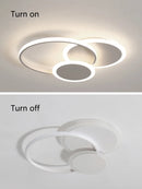 Axyaa Luxury Ceiling Lamp: Nordic Modern Minimalist Bedroom Light