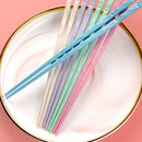 Axyaa Non-slip Reusable Alloy Chopsticks Set for Korean Food, Sushi - 5 Pairs