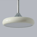 Axyaa White Flying Saucer Pendant Light - Modern LED Droplight for Home & Restaurant