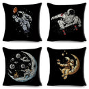 Axyaa Astronaut Sports Cushion: Fun Home Decor for Kids Room, Planet & Music Theme