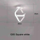 Axyaa LED Aisle Ceiling Light: Modern Home Lighting for Bedroom, Living Room, Corridor