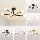 Axyaa Vintage Industrial Loft Iron Chandelier for Living Room Lighting