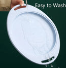 Axyaa Lilac Wheat Straw Dinner Plates Set - Eco Friendly Lightweight Tableware