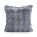 Axyaa Faux Rabbit Fur Pillow Cover for Sofa, Bed, or Chair - Soft, Fluffy, Decorative