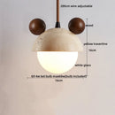 Axyaa Travertine LED Pendant Lights Natural Stone Hanging Lamp