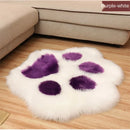 Axyaa Cat Paw Bear Foot Plush Carpet for Home Decor
