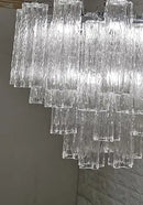Axyaa Murano Glass Tube Chandelier Shade - Handcrafted Modern Lighting Decor