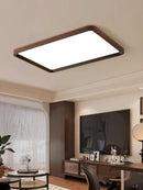 Axyaa Vintage Walnut Wood Ceiling Lamp for Living Room, Study & Bedroom