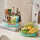 Axyaa Seasoning & Cosmetic Turntable Organizer - 360° Rotating Storage Rack