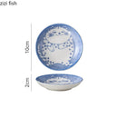 Axyaa Creative Cat Pattern Ceramic Seasoning Dish - Cute Appetizer Plate for Molecular Cooking