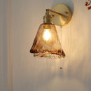 Axyaa Amber Vintage LED Wall Light Up Down Rotate Pull Chain Switch Bedside Lamp