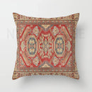 Axyaa Red Moroccan Short Plush Ethnic Style Cushion Cover for Home Decoration