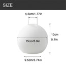 Axyaa Soft White Glass Globe Lampshade for Wall Sconce