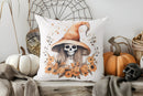 Axyaa Day of the Dead Skull Floral Hat Pillow Cover