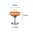 Axyaa Egg Tart Lamp: Retro Medieval Style Creative Luxury Floor & Table Lamp Set