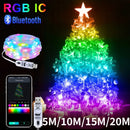 Axyaa RGBIC USB Fairy Lights Bluetooth APP Controlled for Festive Decor