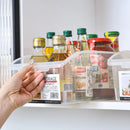 Axyaa Refrigerator Drawer Organizer: Transparent Pull-Out Box for Kitchen Storage & Organization