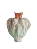 Axyaa Handmade Porcelain Irregular Tulip Flower Vase - Home Decoration