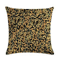Axyaa Rose Flower Pillow Cover - Green Plant Oil Painting Cushion, Home Decor Case