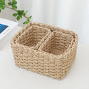 Axyaa Grass Woven Storage Baskets: Organize, Decorate, Picnic, Fruit, Office Storage Box