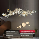 Axyaa Duplex Large Chandelier Modern Luxury Villa Living Room LED Pendant Light
