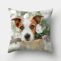Dog Pattern Cushion Cover for Home Decor by Axyaa