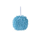 Axyaa Soft Velvet Hand Towel Ball - Super Absorbent Bathroom Kitchen Accessory