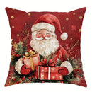 Christmas Pillowcase Set by Axyaa - Festive Sofa Cushion Covers for Home Decor