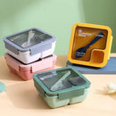 Axyaa Portable Microwaveable Kids Lunch Box Set with Insulated Bag