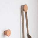 Axyaa Wooden Coat Hook Hat Key Holder Bathroom Rack Wall Mounted Storage