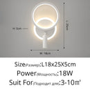 Axyaa Modern LED Wall Lamp for Home Indoor, Staircase, Bedroom & Balcony