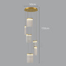Axyaa Modern LED Chandelier Pendant Light Ceiling Lamp for Dining, Living Room