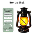 Axyaa Retro Portable Lantern: Vintage Atmosphere Light, 3 Lighting Mode, Travel Camping Lamp