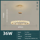 Axyaa Italian Luxury Crystal Chandelier - Designer Simplicity for Villa Dining