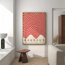 Axyaa Bauhaus Exhibition Canvas Poster Geometric Wall Art for Home Decor