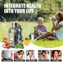 Axyaa Hydrogen Rich Water Bottle: Portable Molecular Hydrogen Generator for Sports & Gift