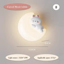 Axyaa Panda Cloud LED Wall Lamp for Kids' Bedroom