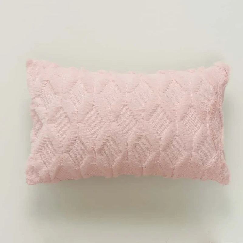 Axyaa Plush Cushion Cover in Nordic Style for Sofa, 30x50cm Decorative Pillow Cover