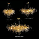 Axyaa Modern LED Branch Chandelier for Living Dining Hotel Hall Decor