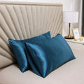 Axyaa Silky Satin Pillowcase - Solid Color, Queen/King Comfortable Pillow Cover