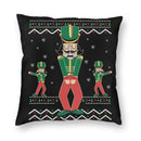 Axyaa Nutcracker Doll Print Sofa Cushion Cover - Home Decoration & Party Bedding