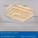 Axyaa Crystal Ceiling Lamp - Modern Minimalist Home Decoration Light for Living Room
