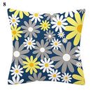 Flower Letter Print Cushion Cover for Stylish Home Decor by Axyaa