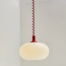 Axyaa Glass Pendant Lamp - Minimalist Hanging Chandelier for Living Room, Restaurant, Bedroom