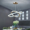 Axyaa Crystal Chandelier Stair Pendant Lamp Living Room Interior Lighting