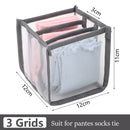 Axyaa Underwear Drawer Organizer: Foldable Closet Divider for Underpants, Socks, Bra