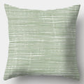 Axyaa Green Plaid Avocado Pillowcase Square Sofa Cushion Cover