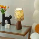 Axyaa Retro Floral Desk Lamp: French Fresh Style, Nordic Design, LED Lights